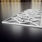 Ekena Millwork Medium Jamestown Decorative Fretwork Wall Panels in Architectural PVC, 15 3/8"W x 15 3/8"H x 3/8"T WALP16X16JTN - alternate 2